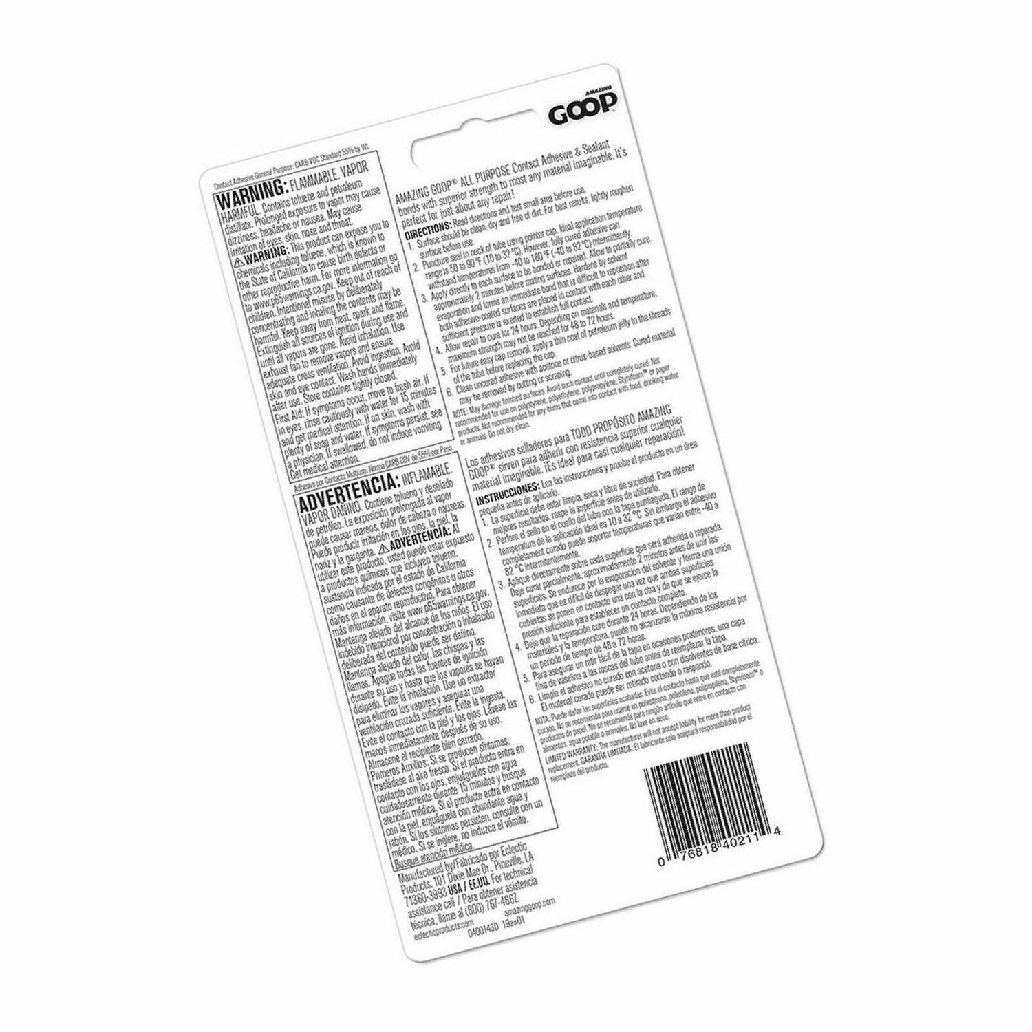 Amazing Goop All Purpose Adhesive 140211 - Cheap Fitting