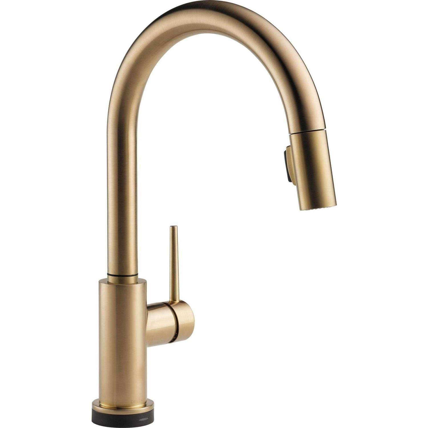 Delta Trinsic 9159T-CZ-DST Single Handle Pull Down Kitchen Faucet with Touch2O Technology - Cheap Fitting