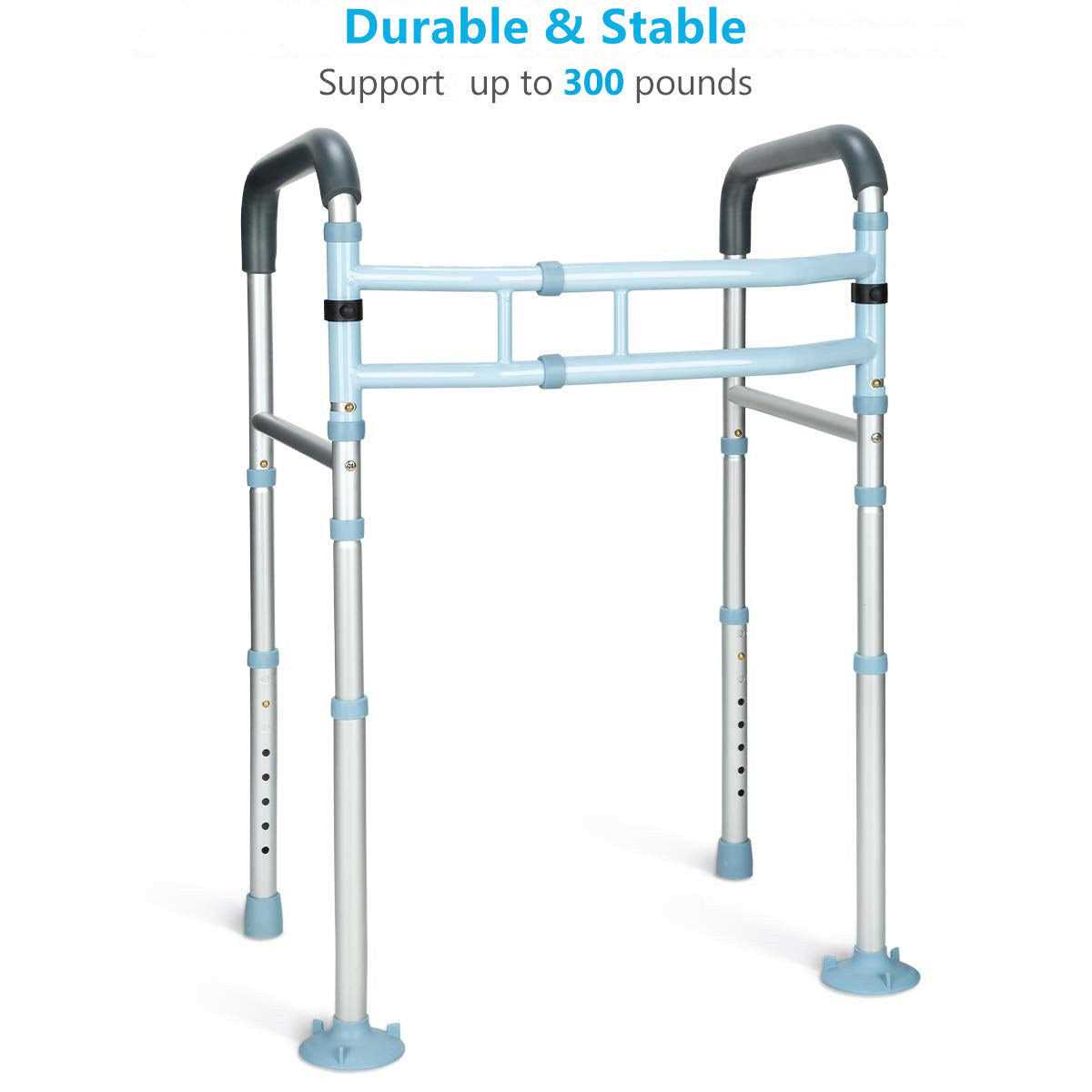 Oasisspace Stand Alone Toilet Safety Rail Heavy Duty Medical Toilet Safety Frame For Elderly Handicap and Disabled - Cheap Fitting