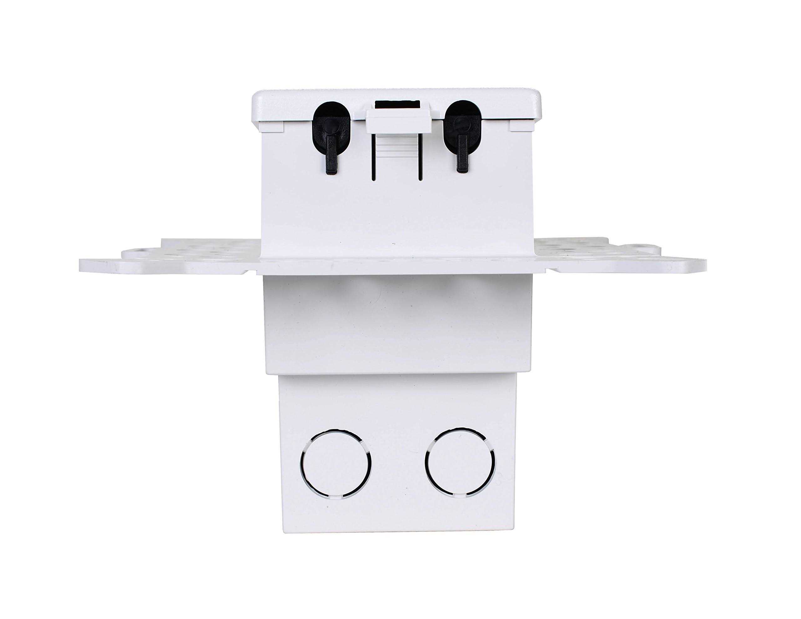 Arlington DBVM1W-1 Low Profile IN Box Electrical Box with Weatherproof Cover for New Construction Stucco/Textured Surfaces/Rigid Siding - Cheap Fitting