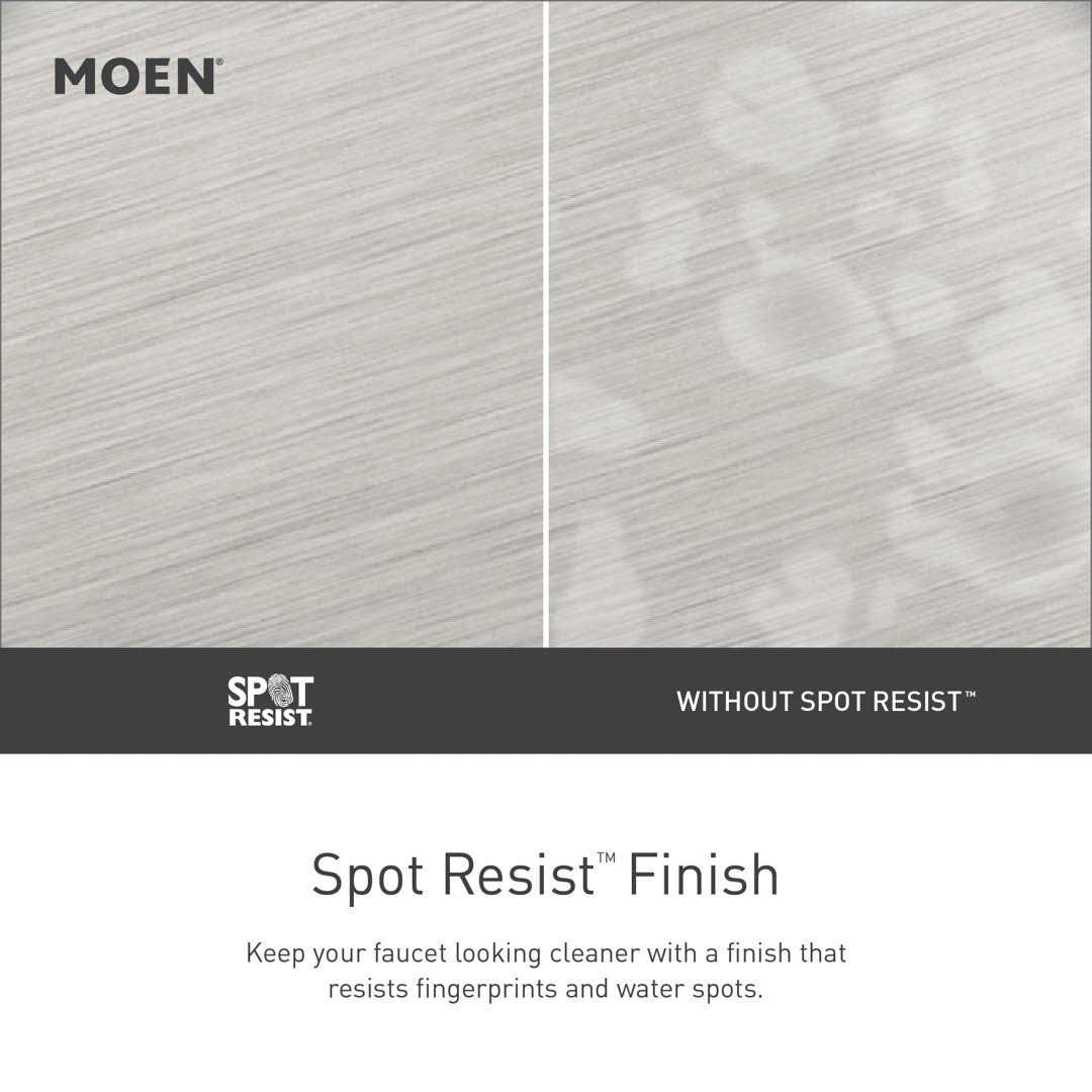 Moen Wellton One Handle Spot Resist Brushed Nickel Bathroom Faucet - Cheap Fitting