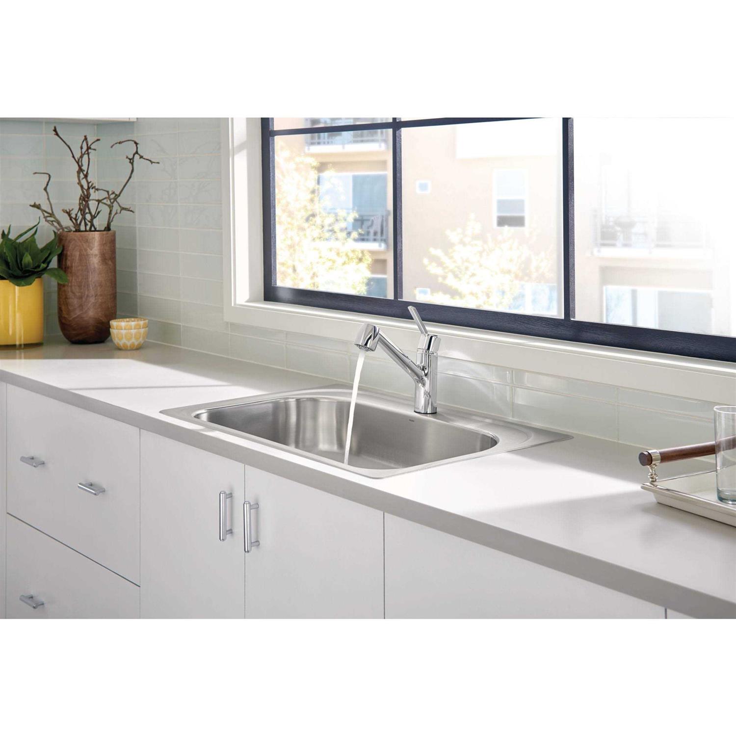 Moen Method One Handle Pullout Kitchen Faucet 7585SRS - Cheap Fitting