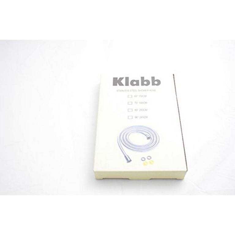 Klabb stainless steel Shower Hose 96 Inches Chrome Handheld Shower Head Hose With Brass insert and nut - Cheap Fitting