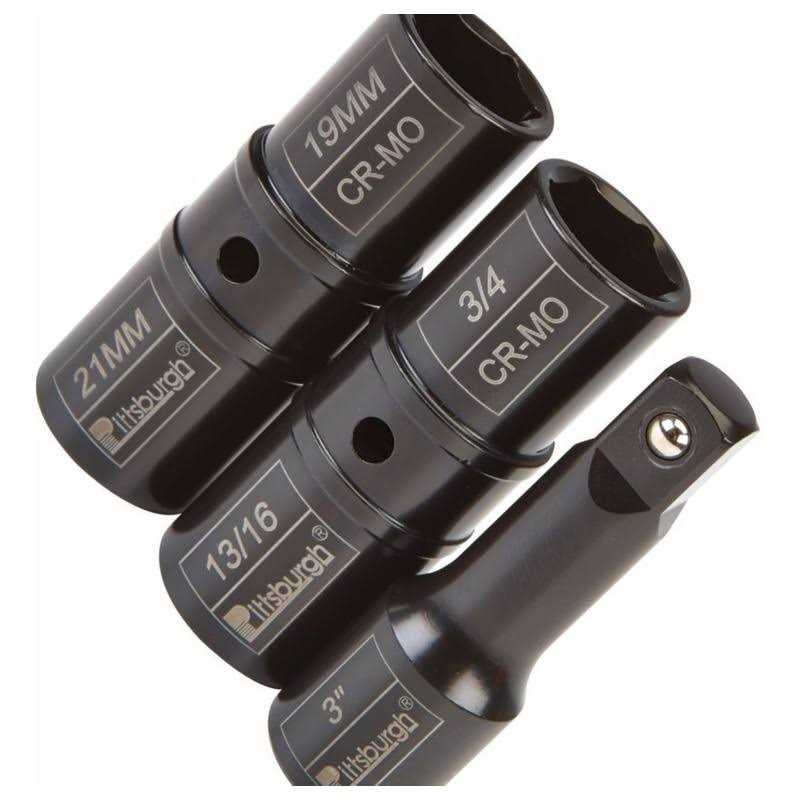 Pittsburgh Automotive 1/2 in. Drive Impact Flip Socket Set - Cheap Fitting