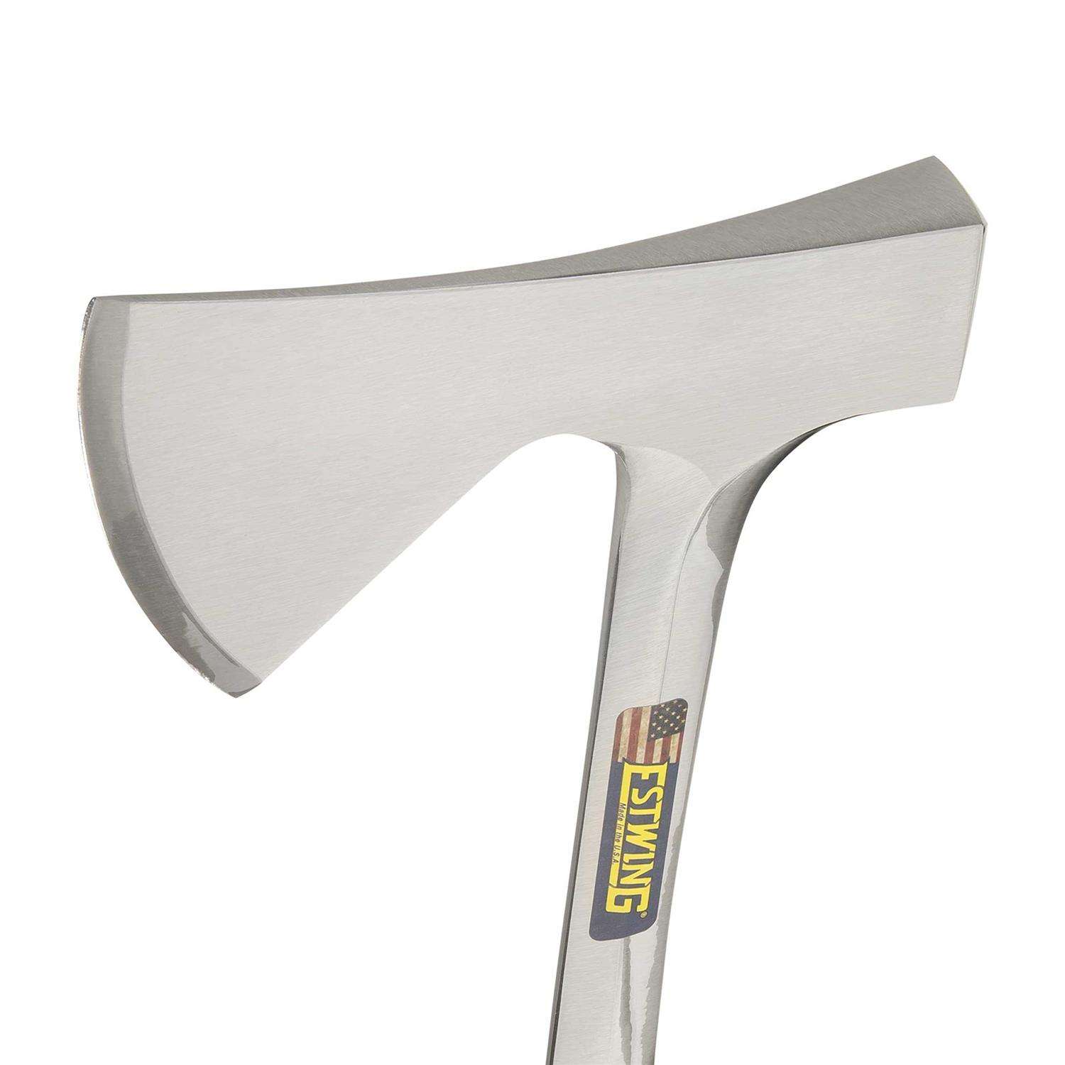 ESTWING Camper’s Axe 16 Hatchet with Forged Steel Construction & Shock Reduction Grip - Cheap Fitting