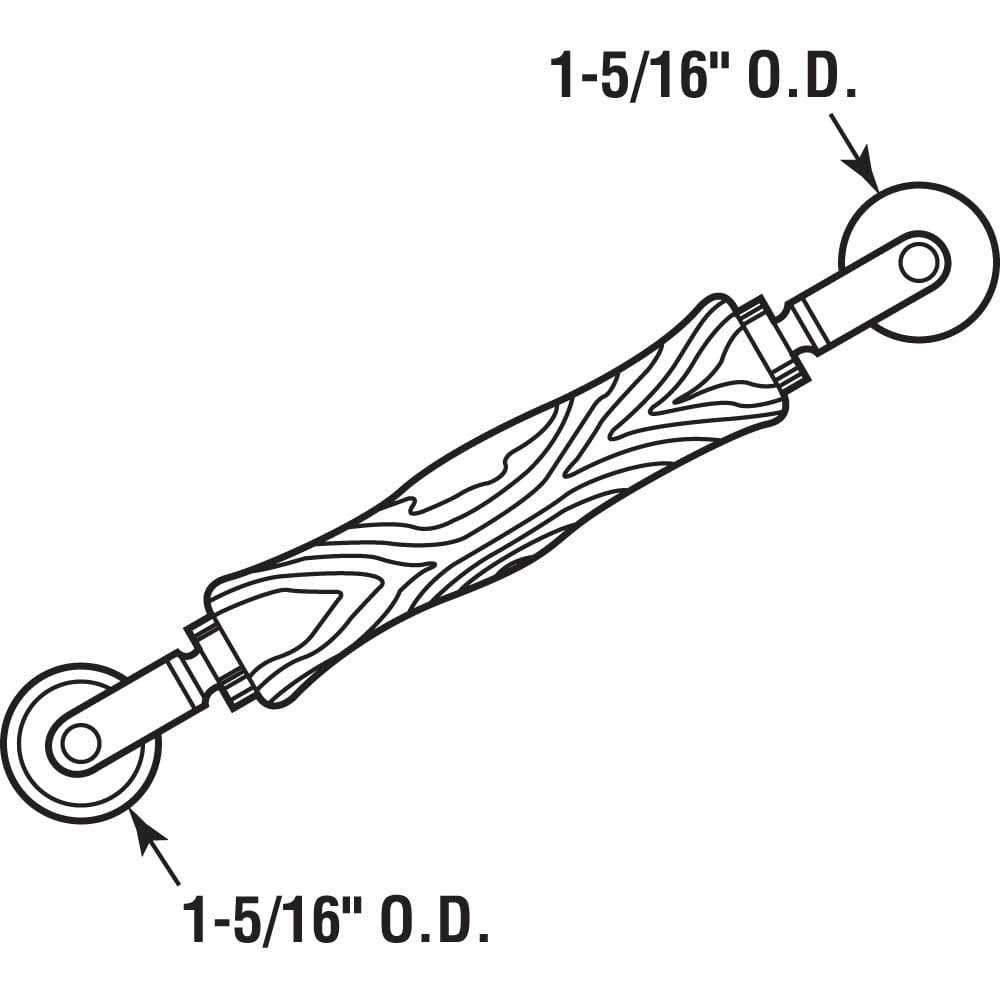 Prime-Line Wood Screen Rolling Tool - Cheap Fitting