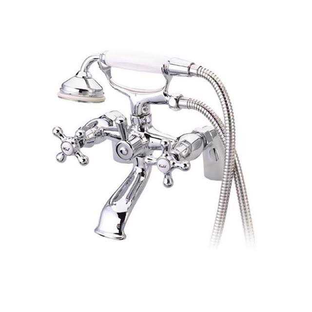 Kingston Brass Kingston Clawfoot Tub Faucet with Hand Shower KS267 - Cheap Fitting