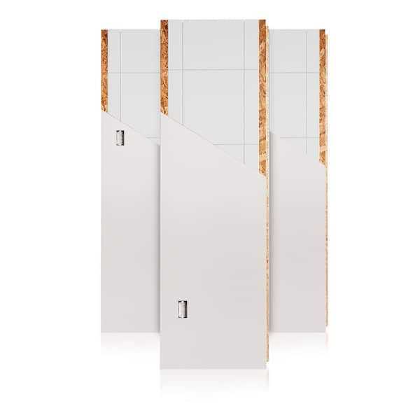DRIcore SMARTWALL 4 in. x 2 ft. x 8 ft. All-in-One Wall Panel - Cheap Fitting