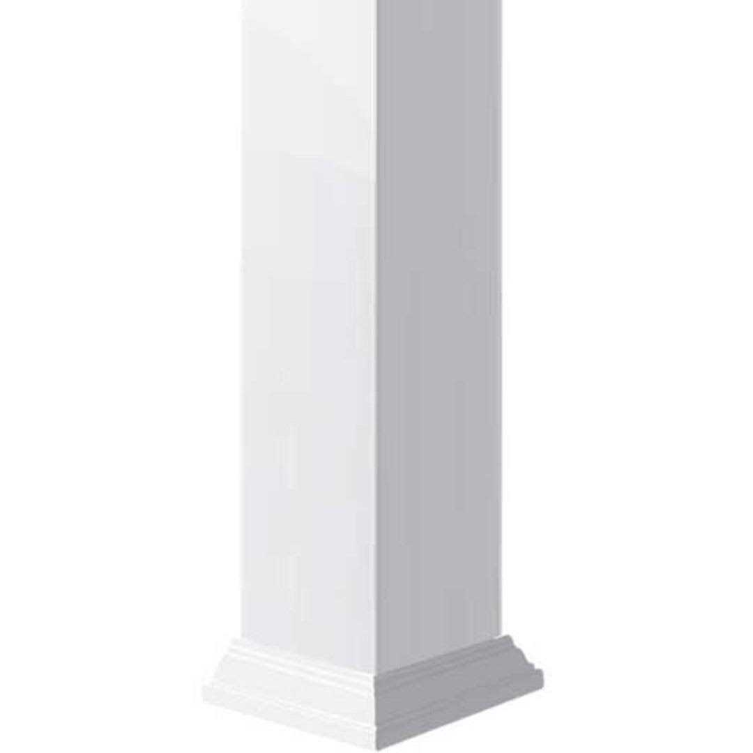Ekena Millwork inchW x 8’H Craftsman Classic Square Non-Tapered Smooth PVC Column Kit - Cheap Fitting