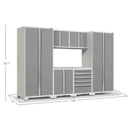 NewAge Products Pro Series 24.5-Inch Black Diamond Plate Slatwall Backsplash - Cheap Fitting