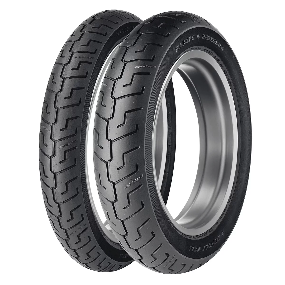 Dunlop Harley-Davidson K591 Front Motorcycle Tire 100/90-19 (51V) - Cheap Fitting