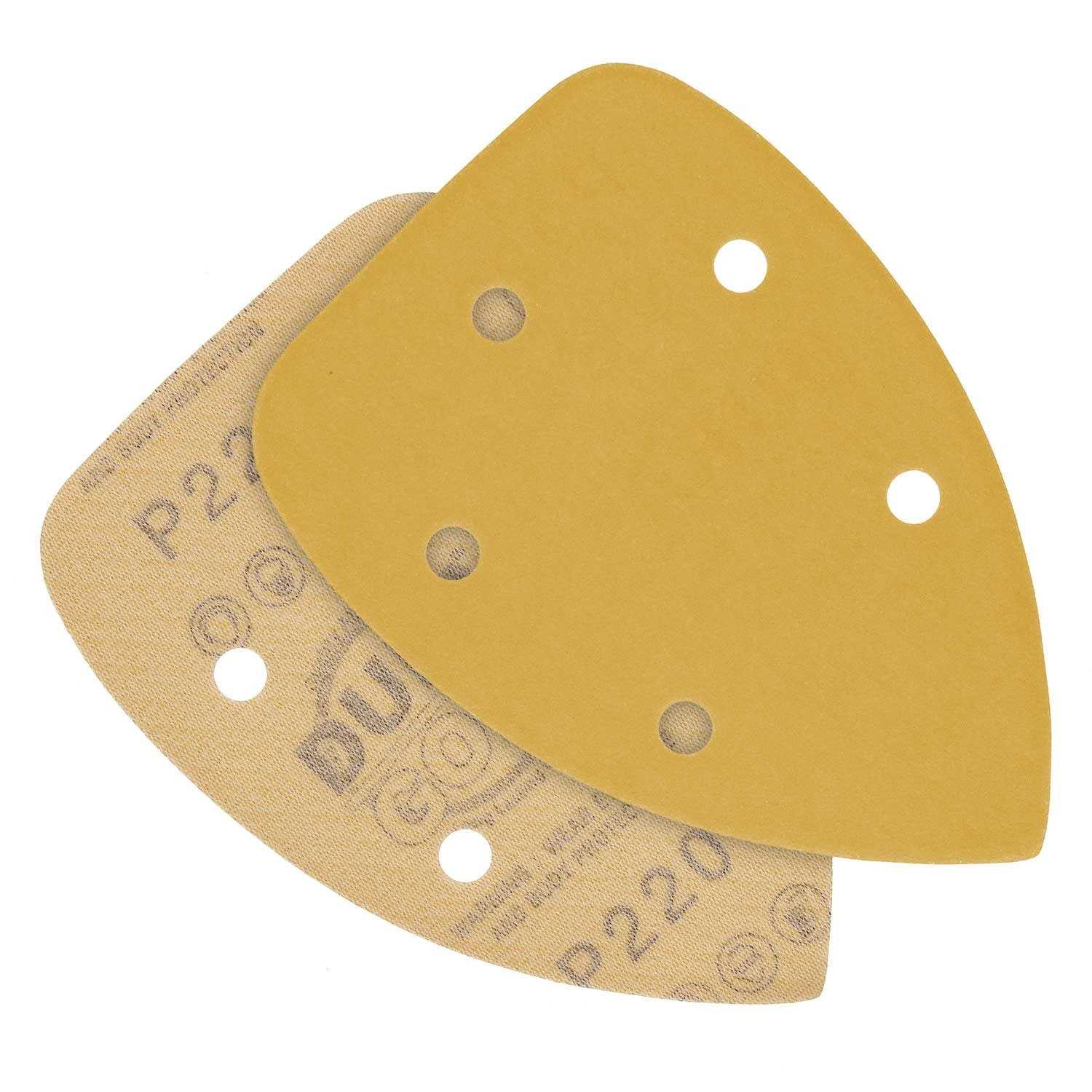 Dura-gold Grit 5-Hole Hook & Loop Sanding Sheets for Mouse Sanders - Cheap Fitting
