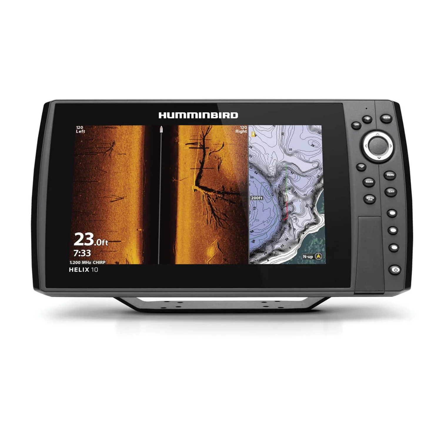 Humminbird Helix 10 CHIRP MEGA SI+ Fish Finder/Chart Plotter/GPS G4N, 411420-1 - Cheap Fitting