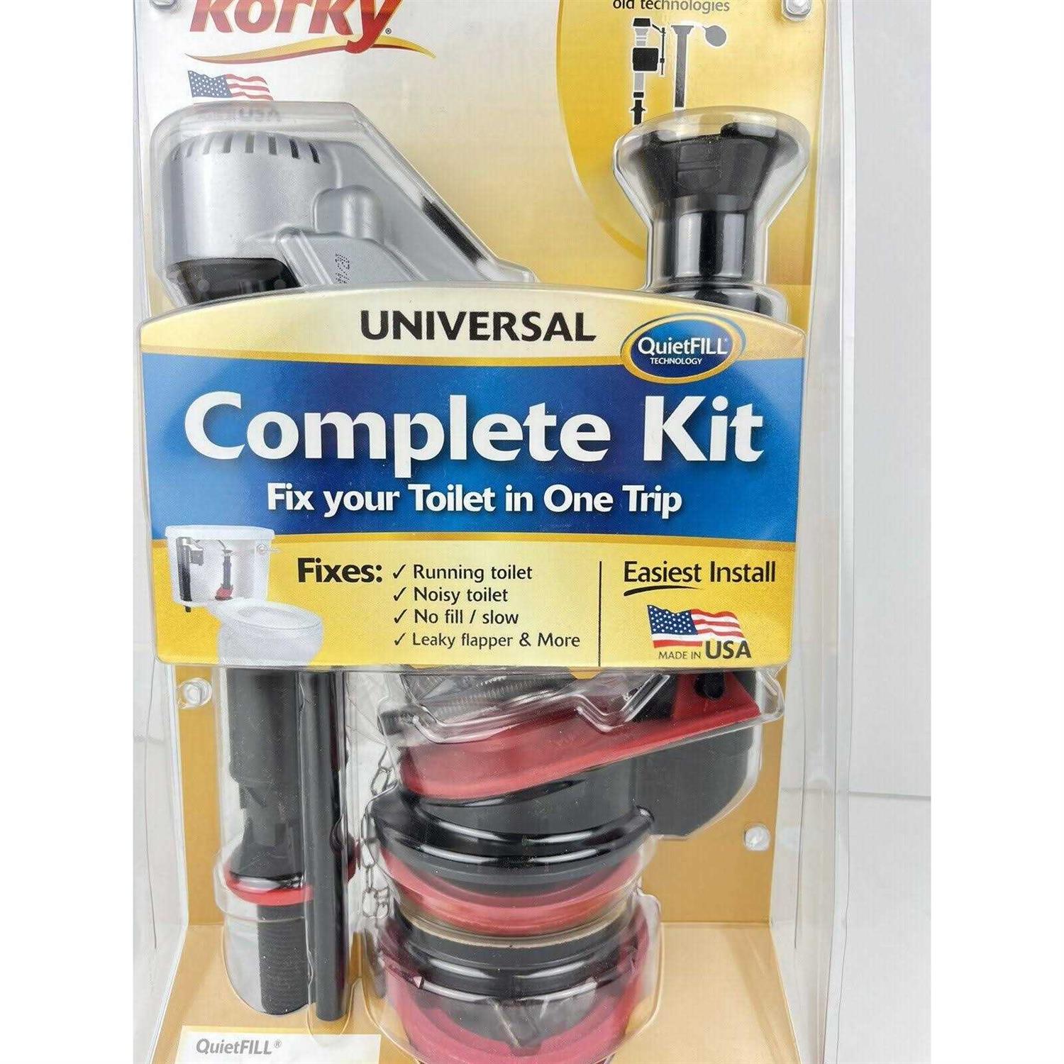Korky Complete Universal Toilet Repair Kit 4010MP - Cheap Fitting
