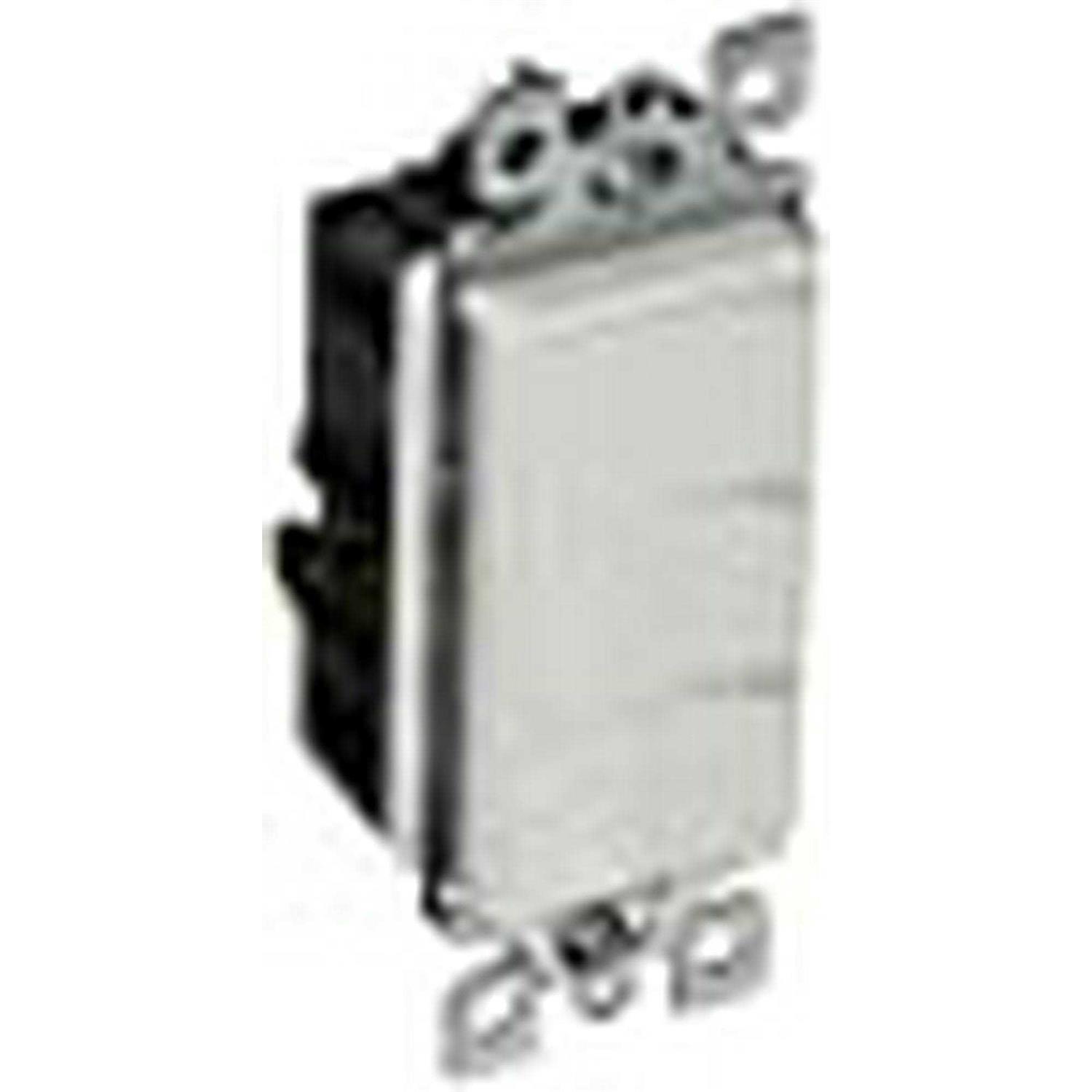 Leviton Triple Combination Switch Decora 15 amps Single Pole Rocker White 01755-0WS - Cheap Fitting