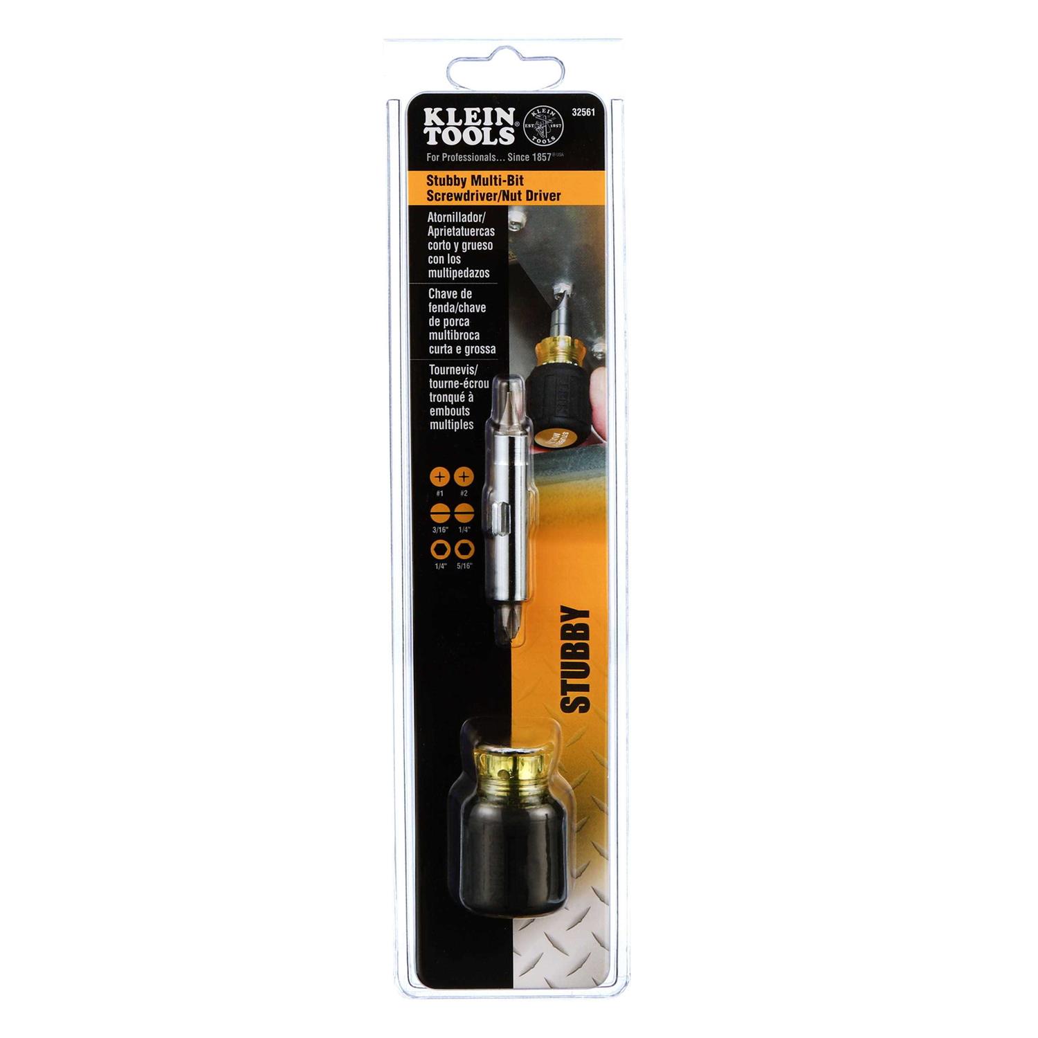 Klein Tools Stubby Screwdriver/Nutdriver 32561 - Cheap Fitting