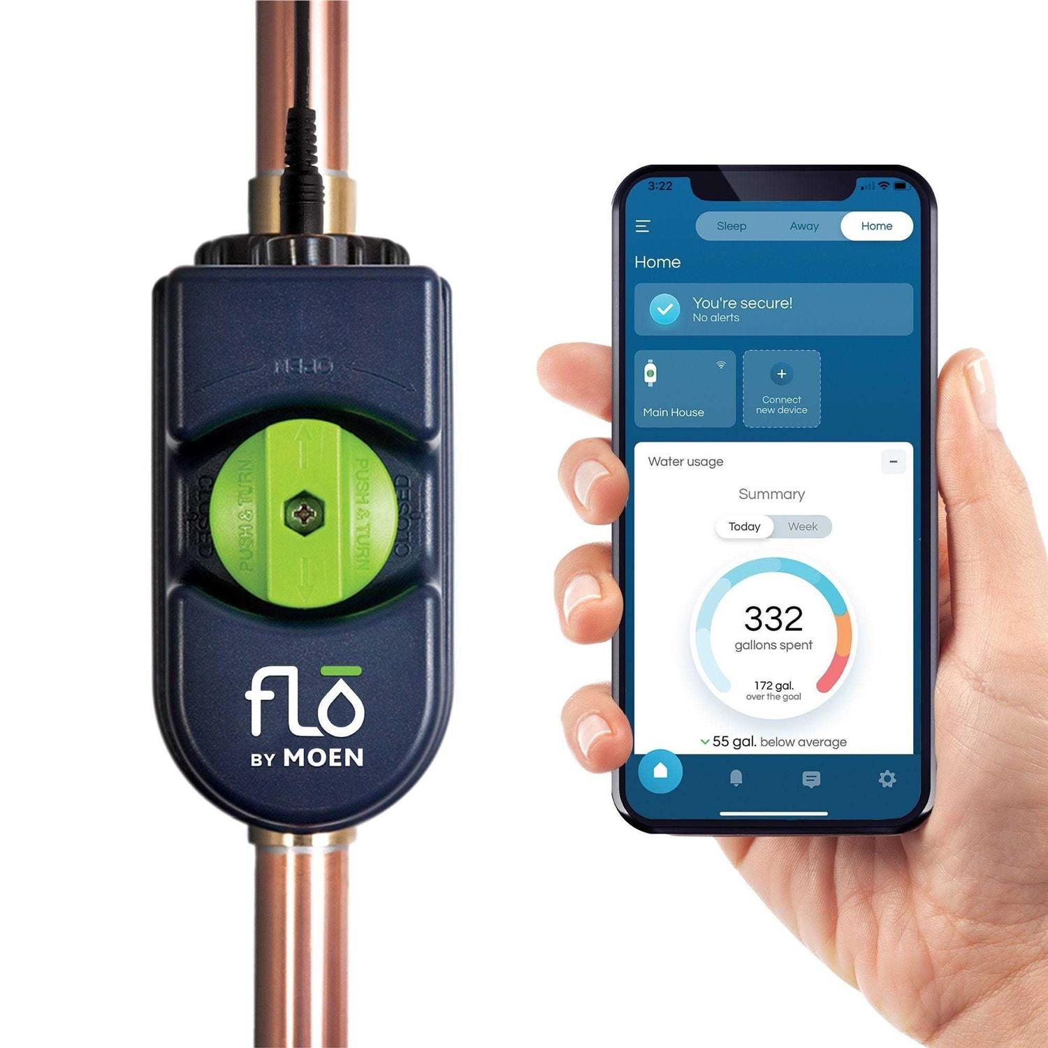 Moen Flo Smart Water Monitor and Shutoff 900-006 - Cheap Fitting