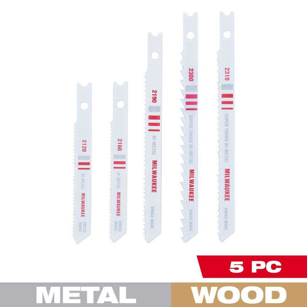 Milwaukee 49-22-1168 U-Shank Jig Saw Blade Assortment - Cheap Fitting