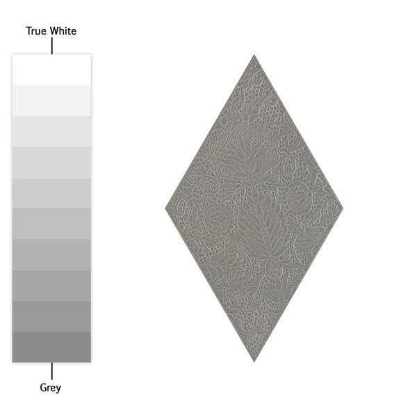 Merola Tile Rhombus White 5-1/2 in. x 9-1/2 in. Porcelain Floor and Wall Tile - Cheap Fitting