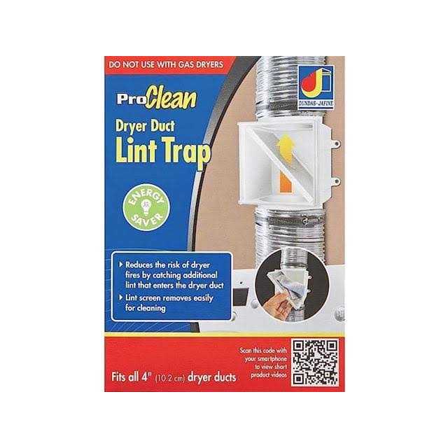 Dundas Jafine ProClean PCLT4WZW Dryer Duct Lint Trap - Cheap Fitting
