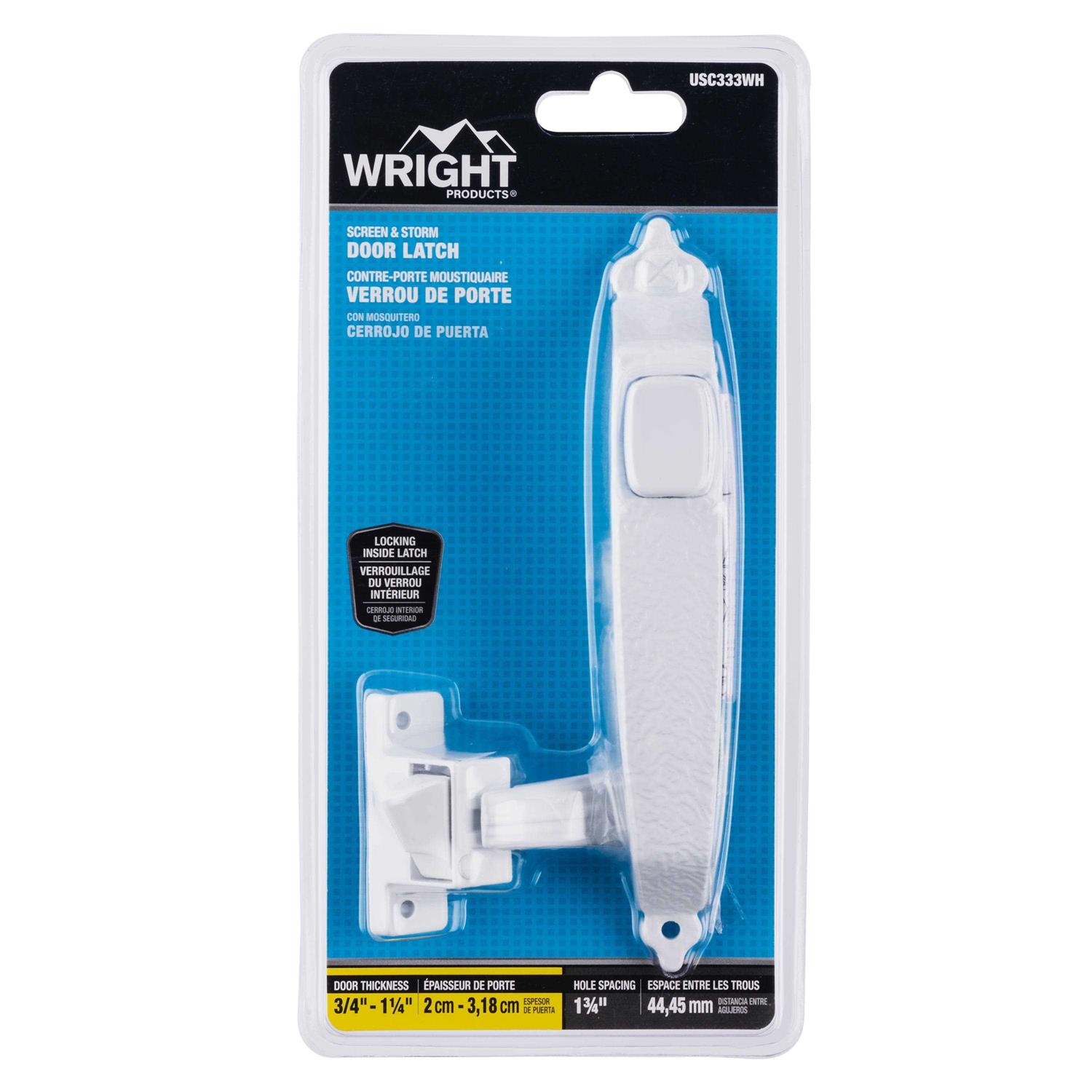 Wright Products Screen and Storm Locking Door Latch - Cheap Fitting