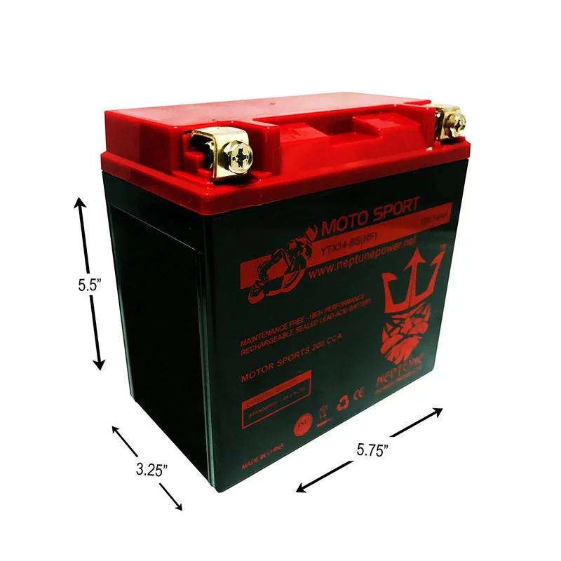 Honda FourTrax 300 4x4, 1998-2000 YTX14-BS(MF) SLA Powersport Replacement ATV Battery by Neptune - Cheap Fitting