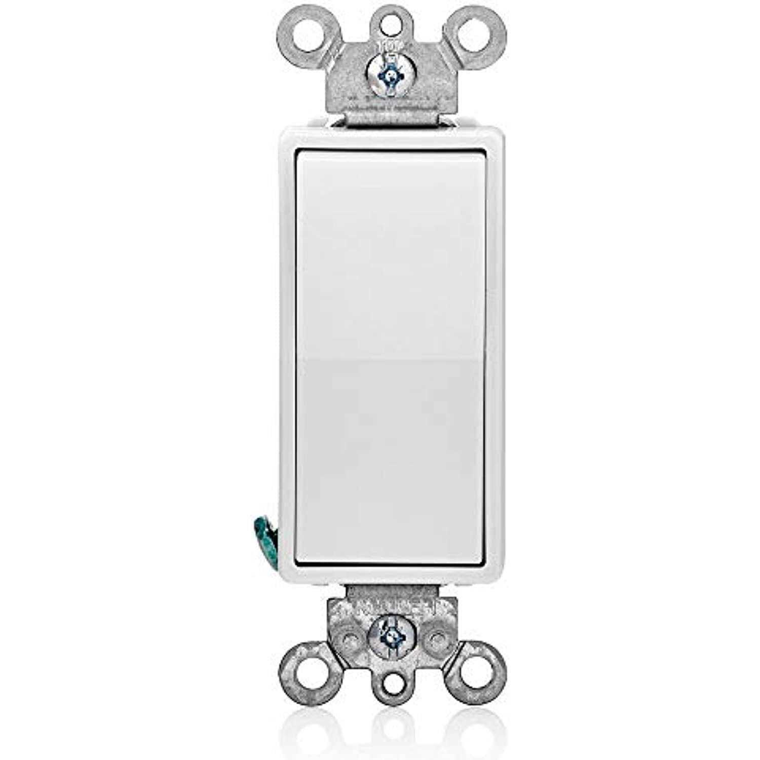 Leviton Decora 15 amps Four Pole 4-Way / Rocker Switch R58-05604-2WS - Cheap Fitting