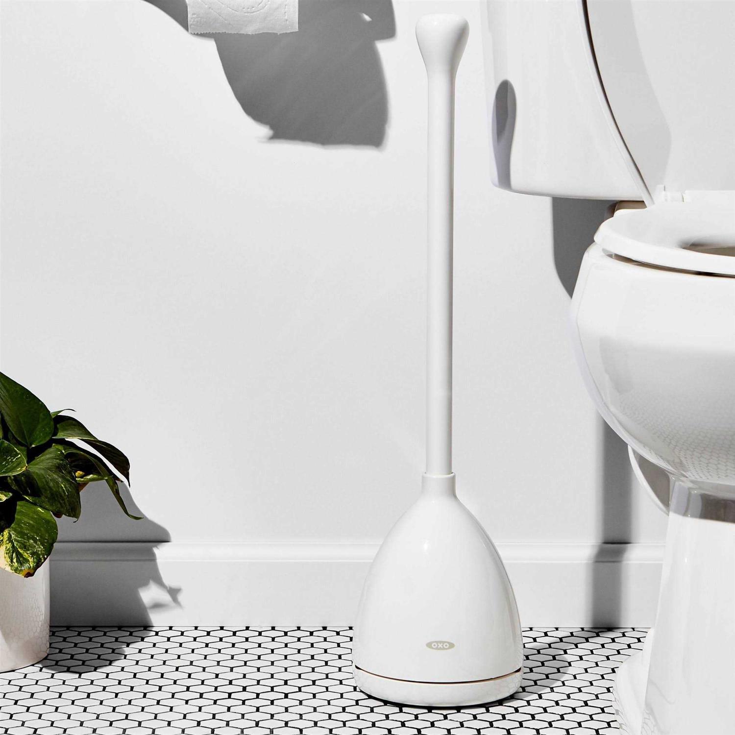 OXO Toilet Plunger and Canister - Cheap Fitting