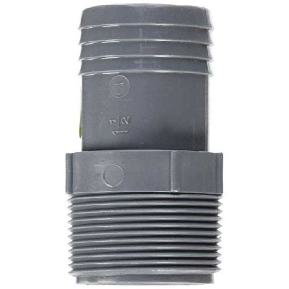 Boshart 1-1/2 in. MPT X 1-1/2 in. Insert Polypropylene Hose Adapter UPPA-15 - Cheap Fitting
