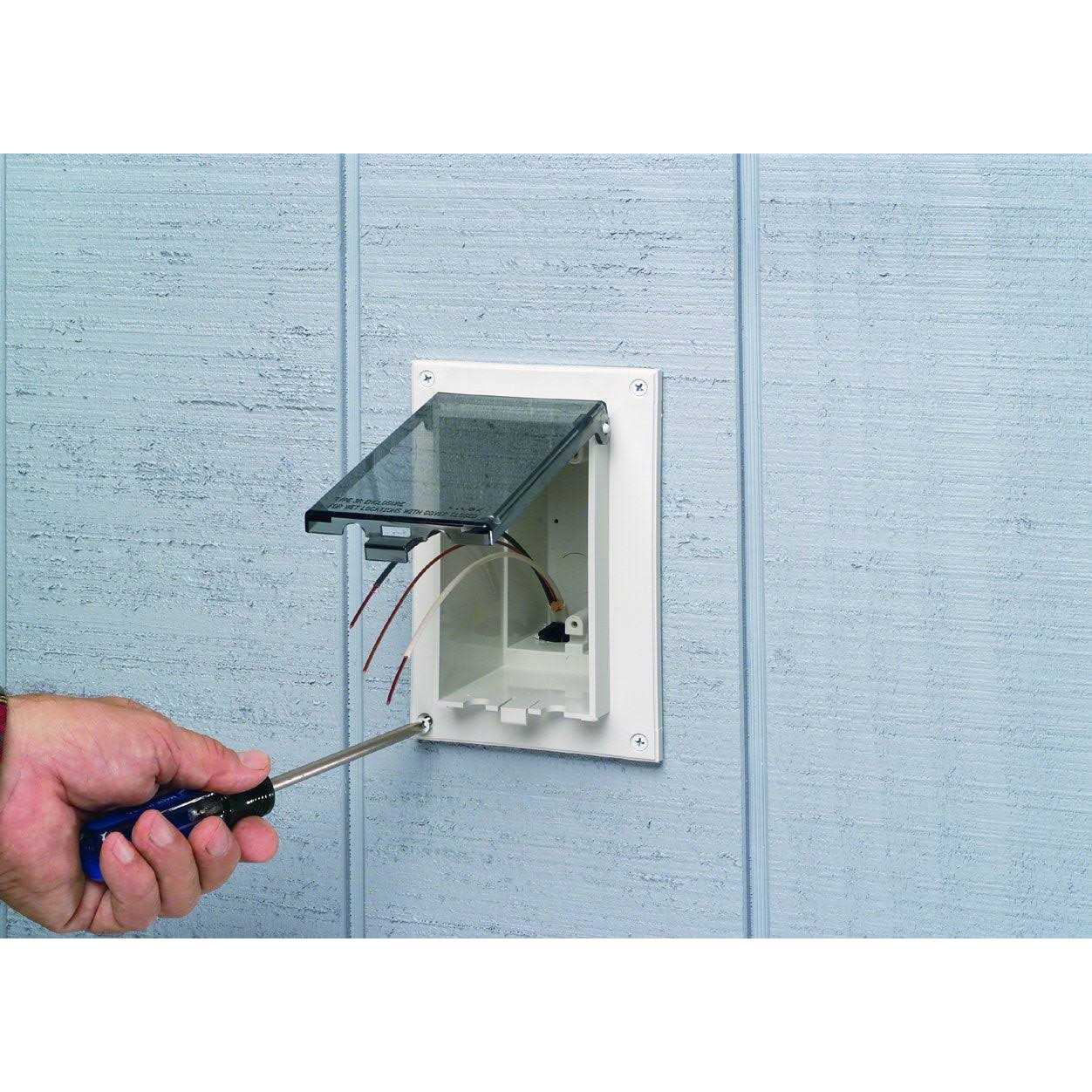 Arlington DBVR1C Vertical Flat Surface Retrofit Box - Cheap Fitting