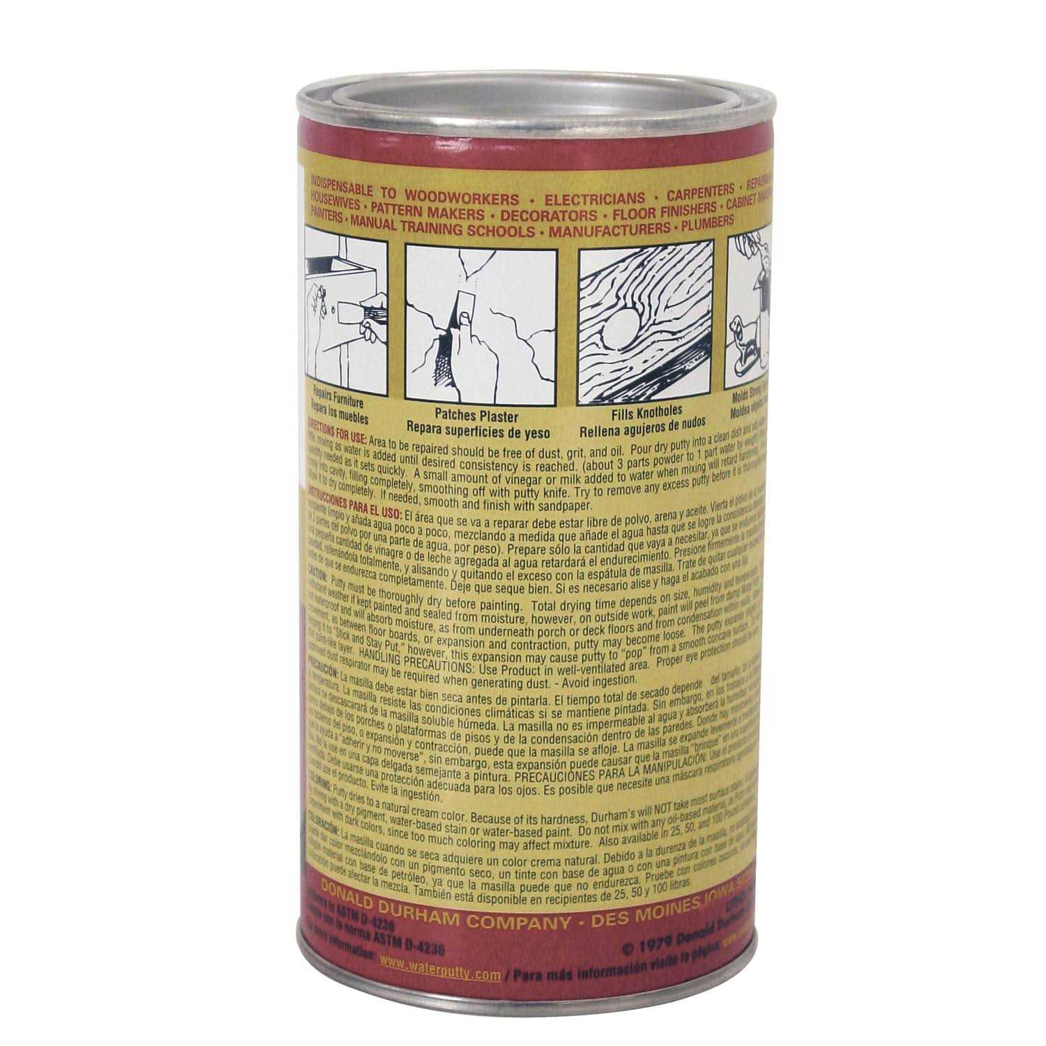 Durham 1 Rock Hard Water Putty - Cheap Fitting