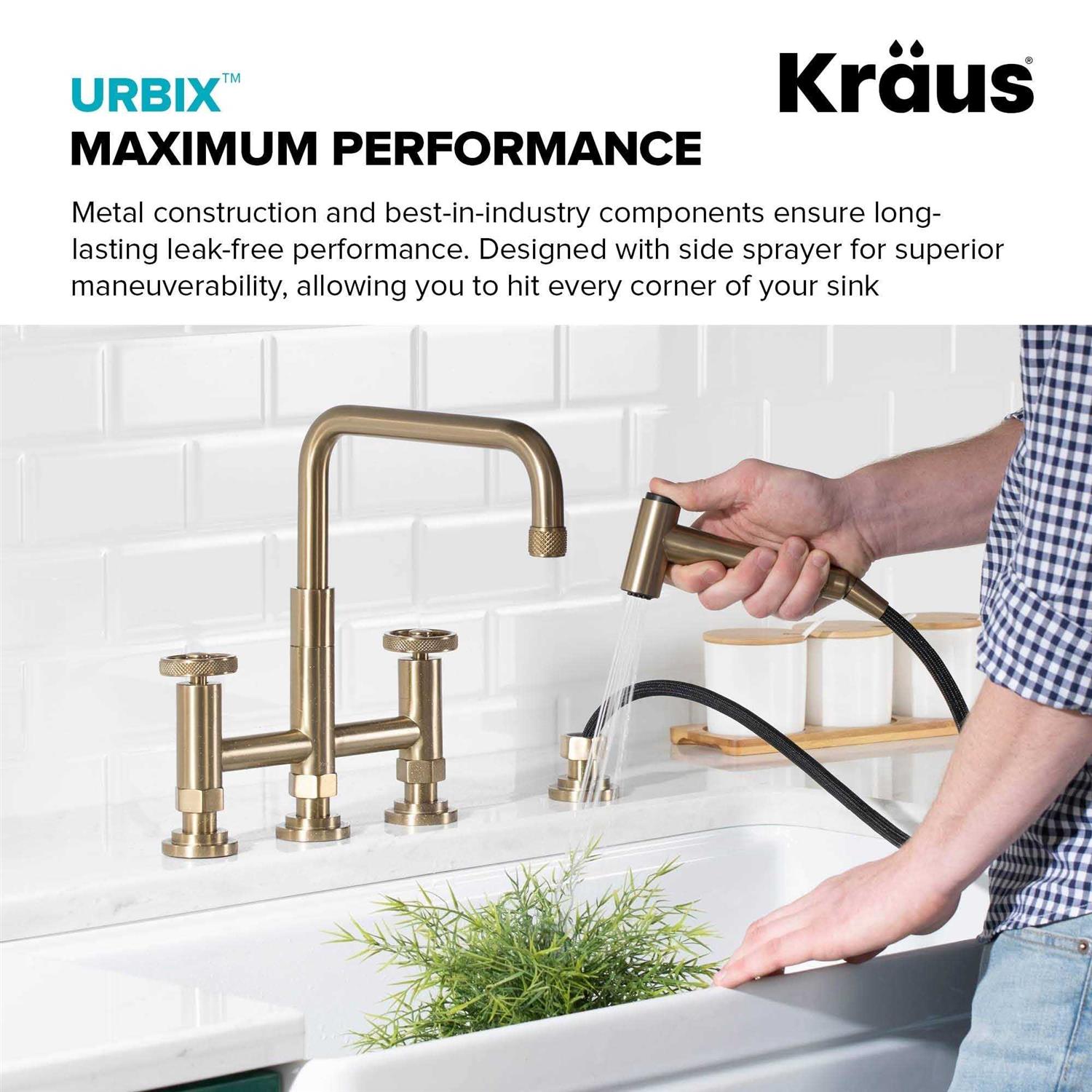 Kraus KPF-3126 Urbix Industrial Pull-Down Single Handle Kitchen Faucet - Cheap Fitting