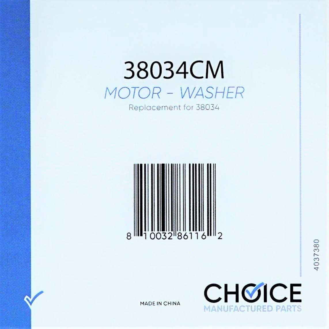 Washing Machine Motor for Amana Speed Queen Alliance 38034 38034P - Cheap Fitting