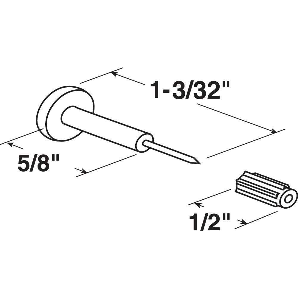 Prime-Line Window Grid Retainer Pins PL 15685 - Cheap Fitting