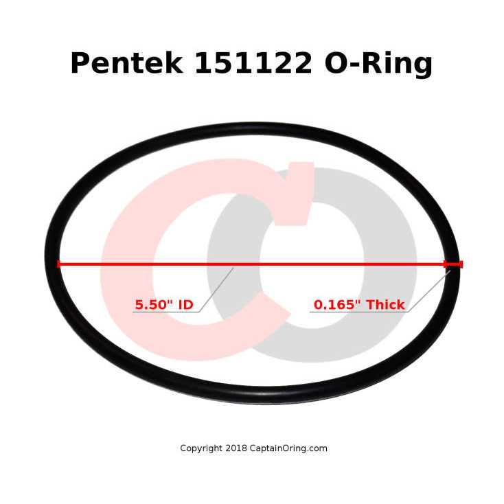Captain O-Ring Replacement 151122 O-Rings Compatible with Pentek Big Blue Water Filters OEM Size Oring Buna-N - Cheap Fitting