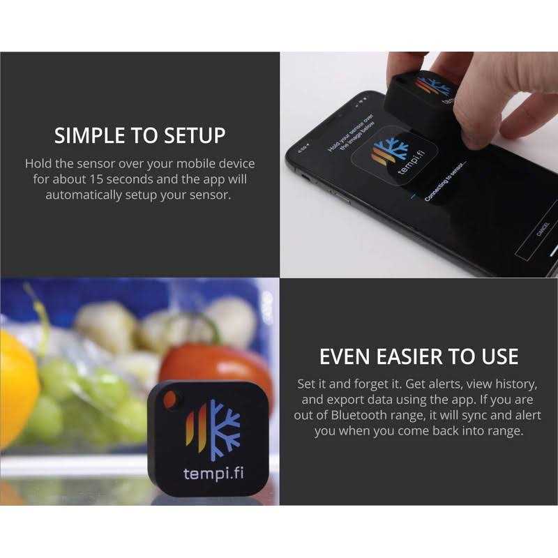 tempi.fi Mini Wireless Temperature and Humidity Sensor Developed in The USA - Cheap Fitting