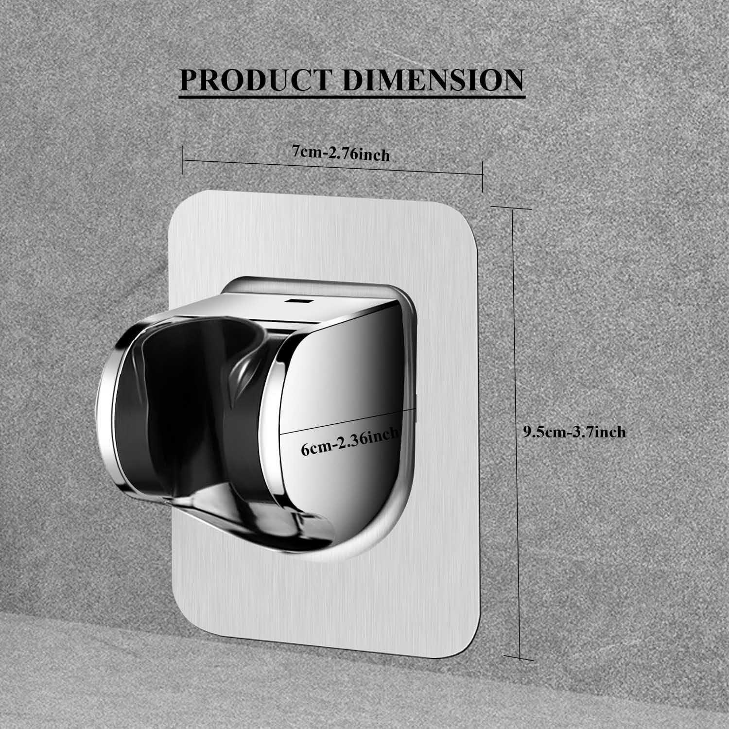 SENLIXIN Shower Head Holder Strong Adhesive Adjustable Handheld Shower Wand Holder No Drilling Wall Mount Bracket - Cheap Fitting