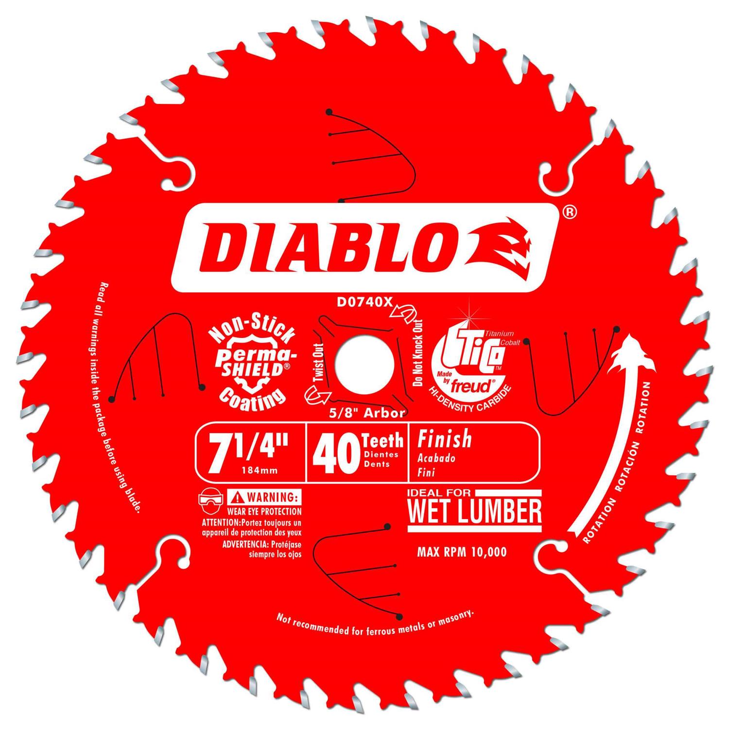 Diablo Saw Blade D0740A - Cheap Fitting