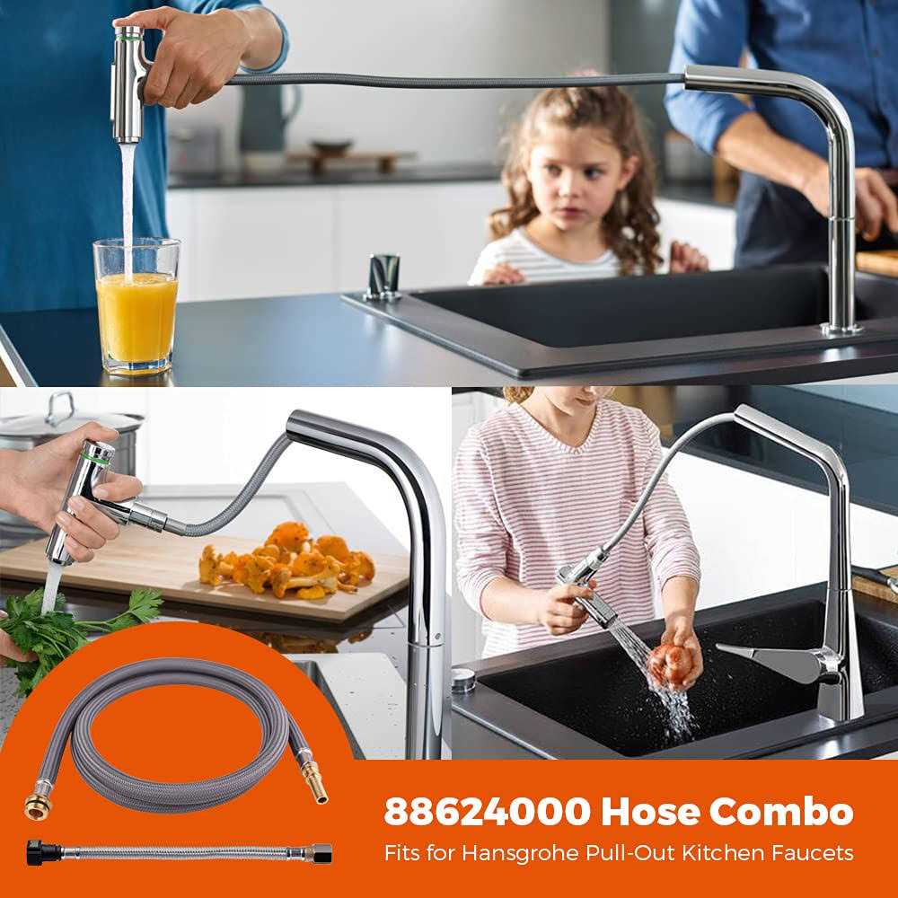 88624000 Pull-out Hose Combo for Hansgrohe Kitchen Faucets - Cheap Fitting