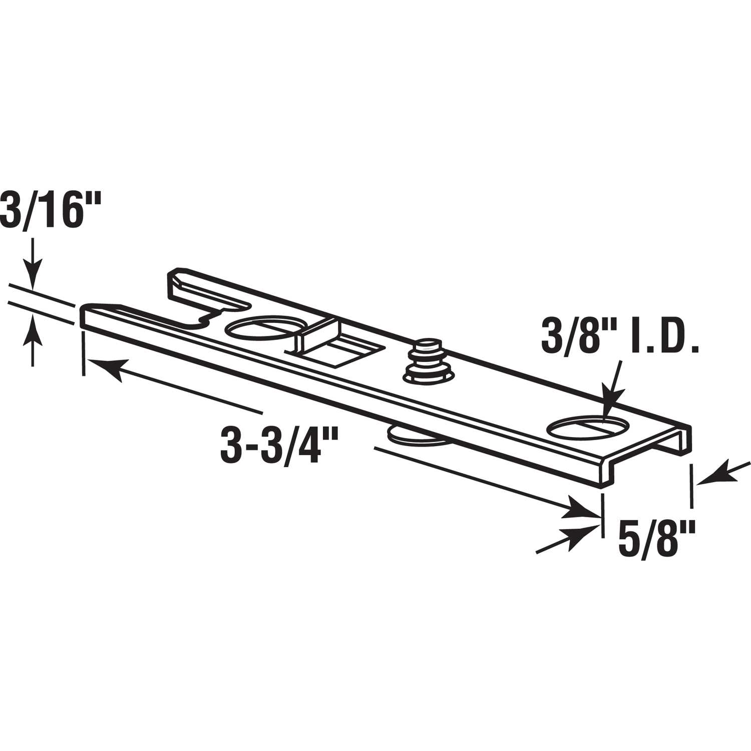 Prime-Line Bi-Fold Door Top Pivot Bracket - Cheap Fitting