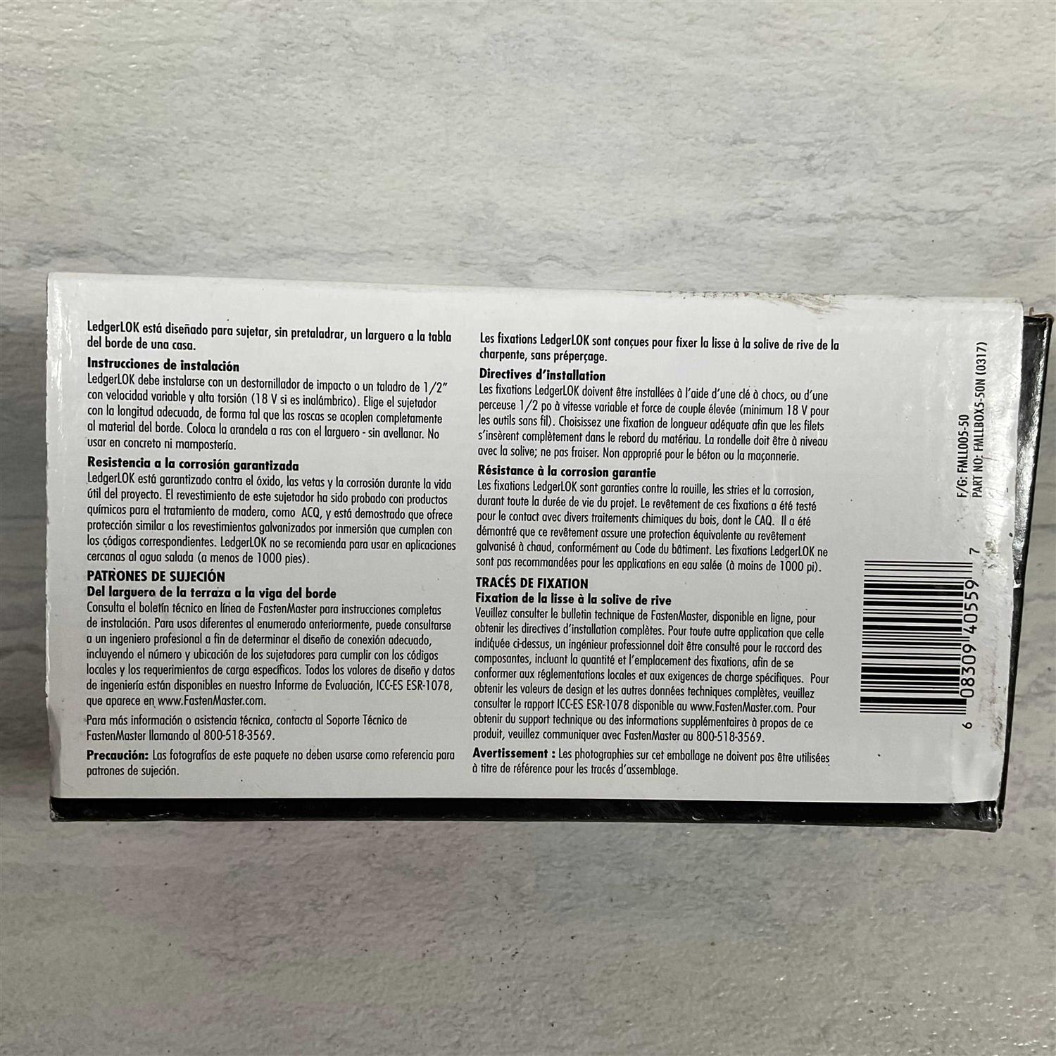 FastenMaster Ledgerlok Screws - Cheap Fitting