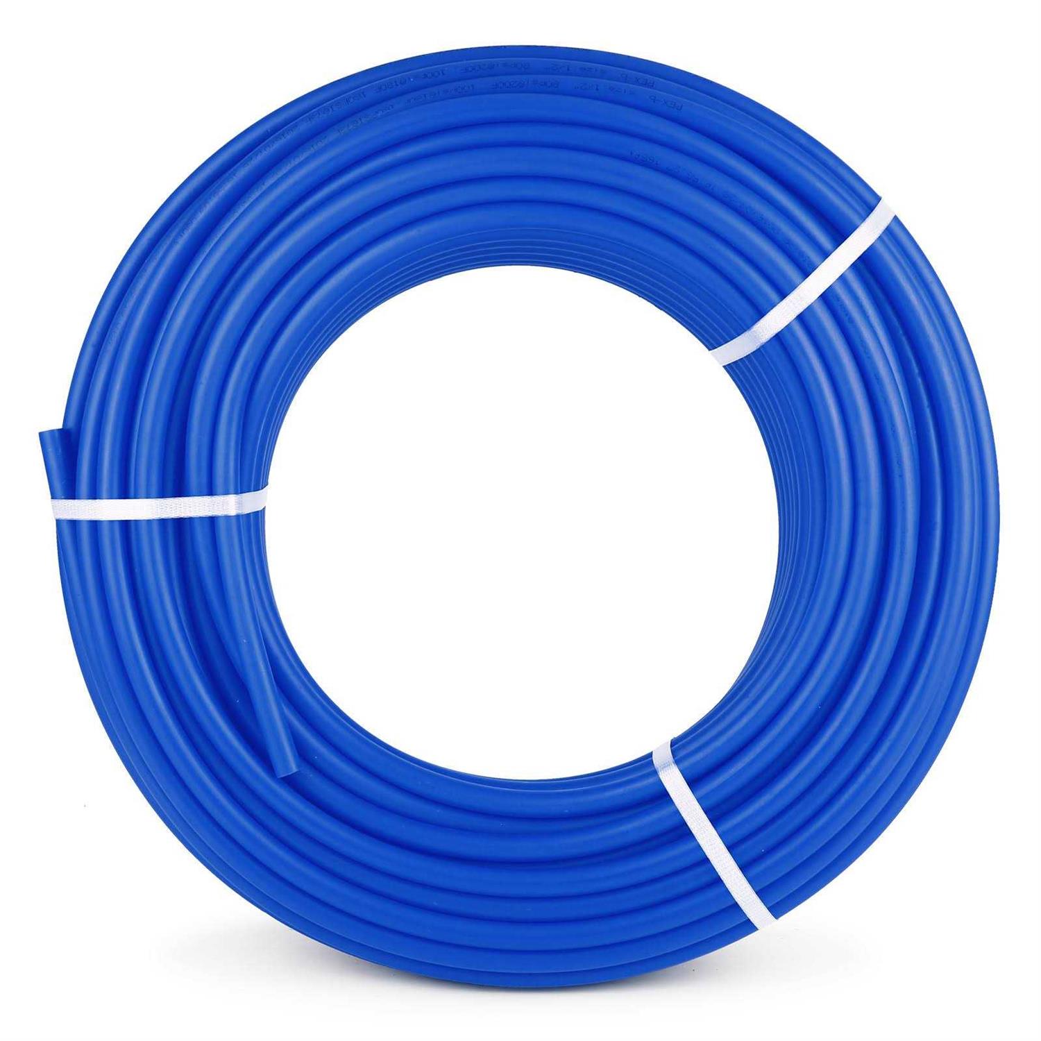 VEVOR 34 x 300ft Pex Tubing Coil Pipe for HtgPlbgPotable Blue PEXG300FT3-4DCLS1V0 - Cheap Fitting
