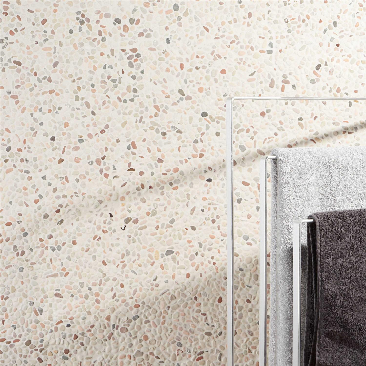 Ivy Hill Tile Countryside Micropebbles 11.81 in. x 11.81 Blend Floor and Wall Mosaic - Cheap Fitting