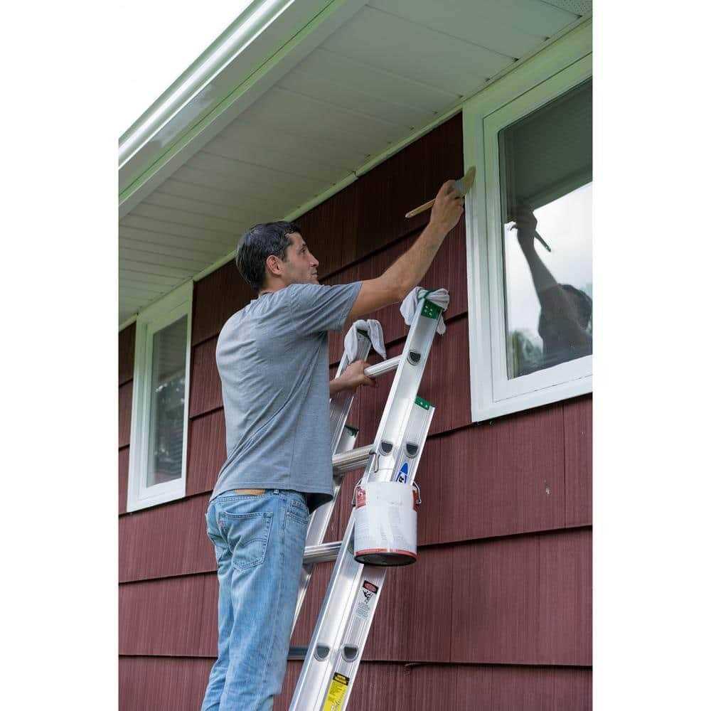 Werner D1224-2 24 ft. Aluminum Extension Ladder - Cheap Fitting