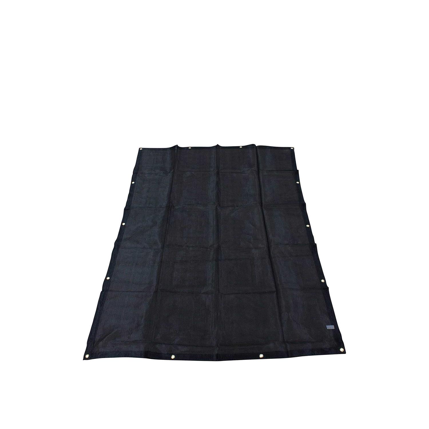 Mytee Products Black Heavy Duty 6 Oz 70% Shade Mesh Tarps with Grommets ROLL-Off - Cheap Fitting