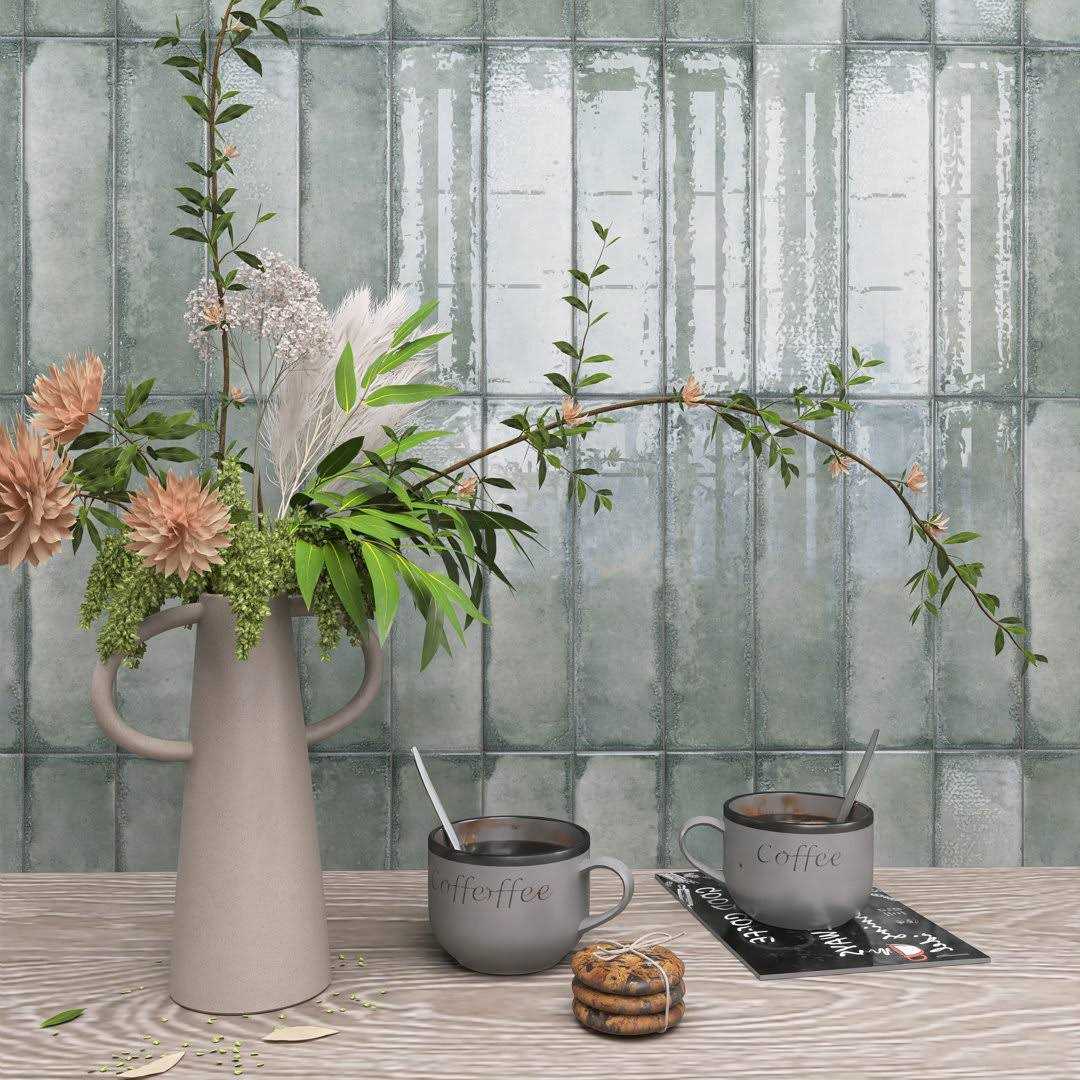 MOLOVO Iris 2.9 in. x 11.8 in. Polished Ceramic Subway Wall Tile - Cheap Fitting