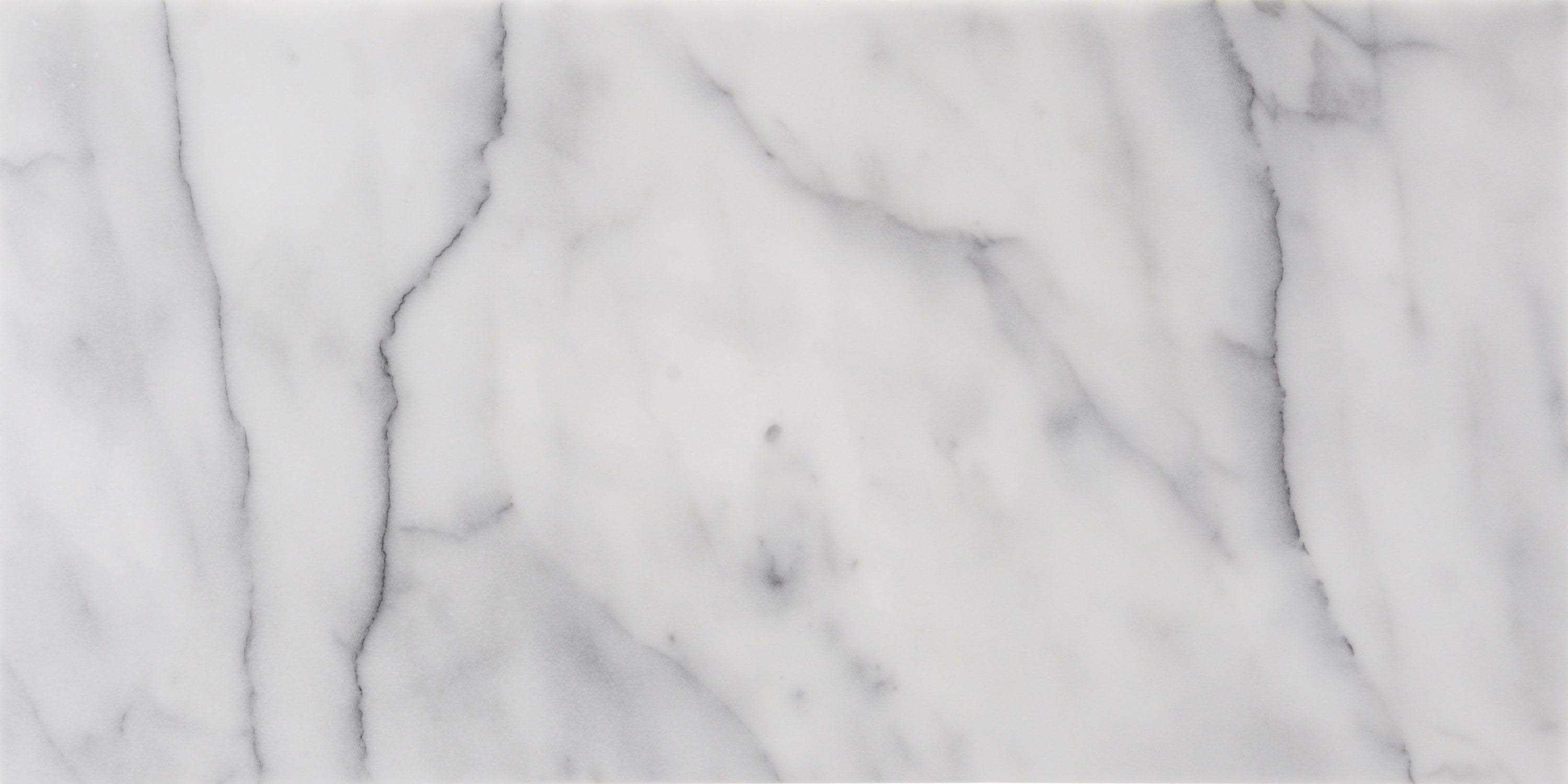 Satori Bianco Glacier Polished Natural Stone Marble Floor & Wall Tile - Cheap Fitting