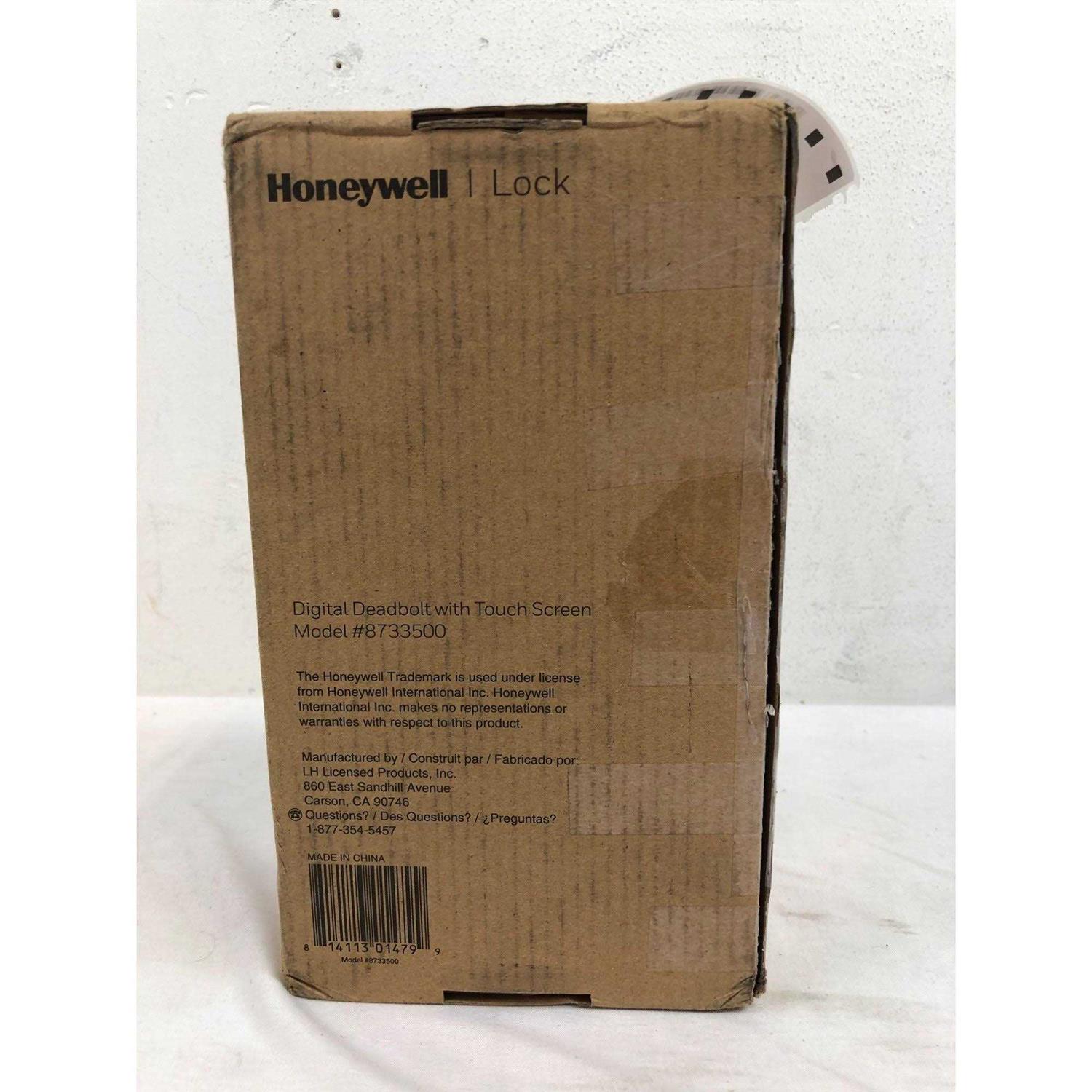 Honeywell Door Locks Electronic Deadbolt with Touchscreen in Satin Nickel 8733500 - Cheap Fitting