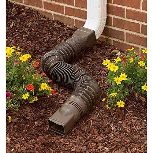 Amerimax Flexible Downspout Extension Gutter Connector Rainwater Drainage - Cheap Fitting