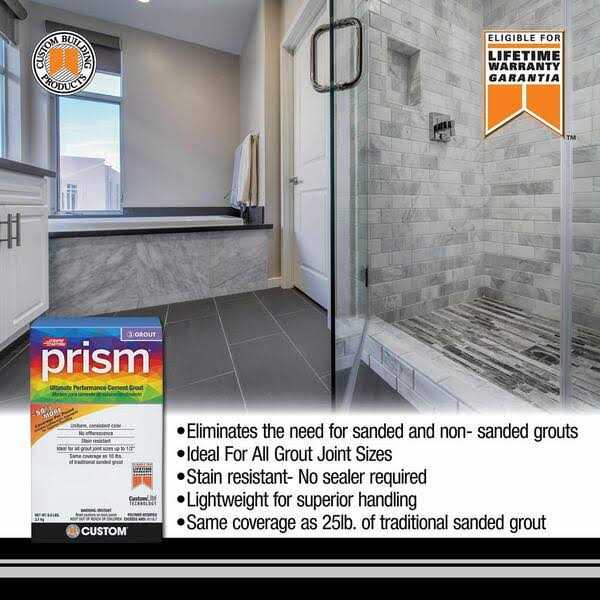 Custom Building Products Grout Prism 17 lb - Cheap Fitting